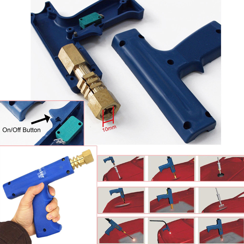 Spot welding , car dent removal pliers, repair tools, observer, welding machine pistol with 3 triggers - n