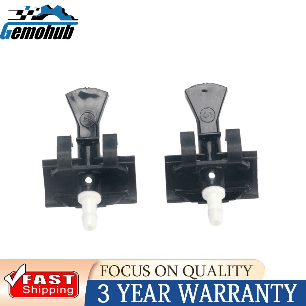 2PC NEW Front Windshield Washer Spray Nozzle for Mitsubishi Outlander 2013-2021