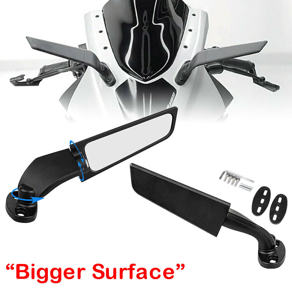 Adjustable side mirror rear view wing mirror suitable for for Suzuki GSXR 600 750 1000