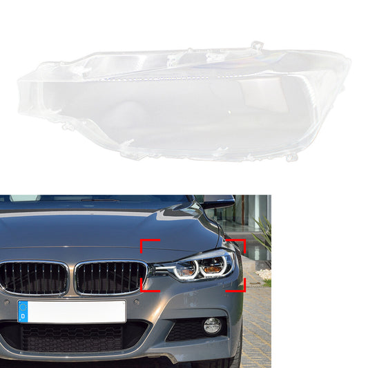 Transparent Front Headlight Lens Shell Cover for BMW 3 Series F30 F31 2012-2015