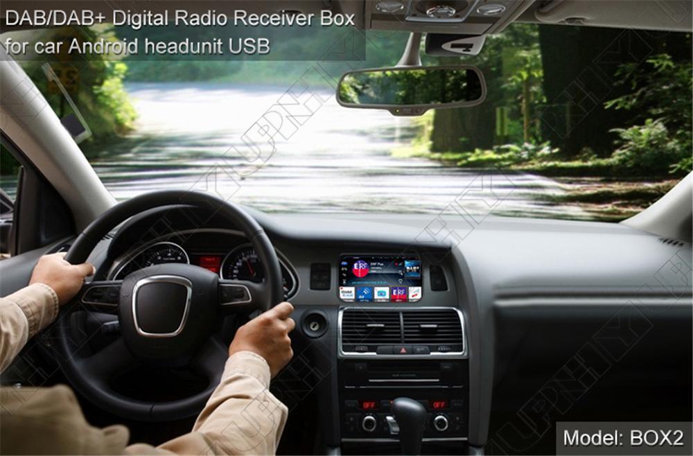For Android Car Navigation USB Digital DAB+ Adapter DUAL Antenna Receiver Box