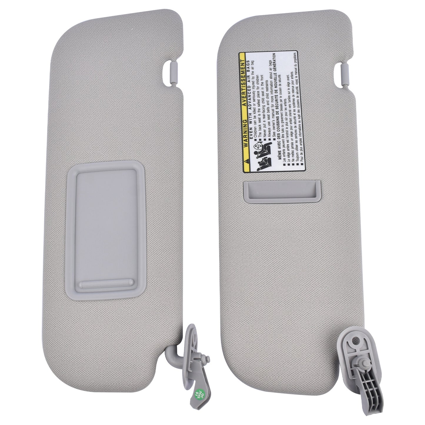 852103X000TX 852203X000 Sun Visor Gray LH Right Hand Grip for Hyundai for Elantra MD 2011-2015 GL