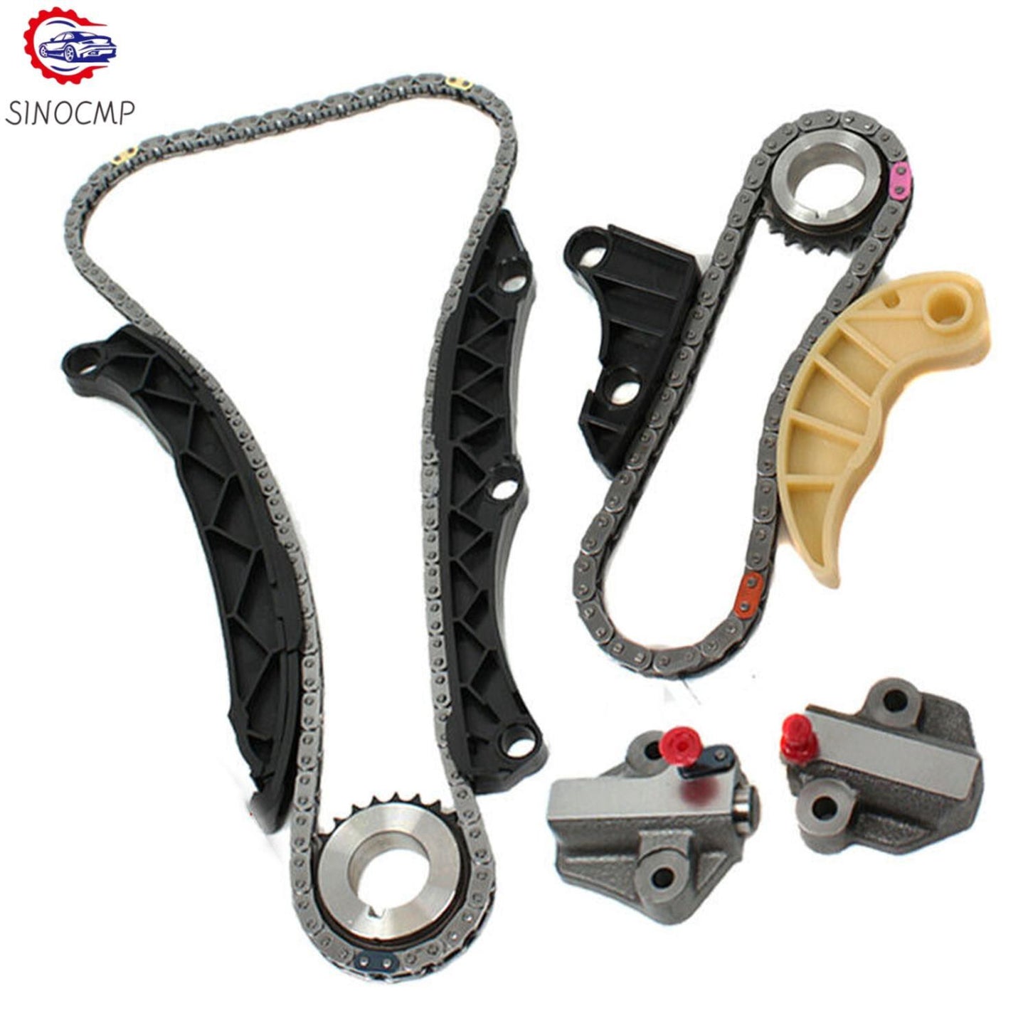 Timing Chain Kit Oil Pump Gear Fit for HYUNDAI SONATA for KIA OPTIMA G4KH G4KC 2.4L
