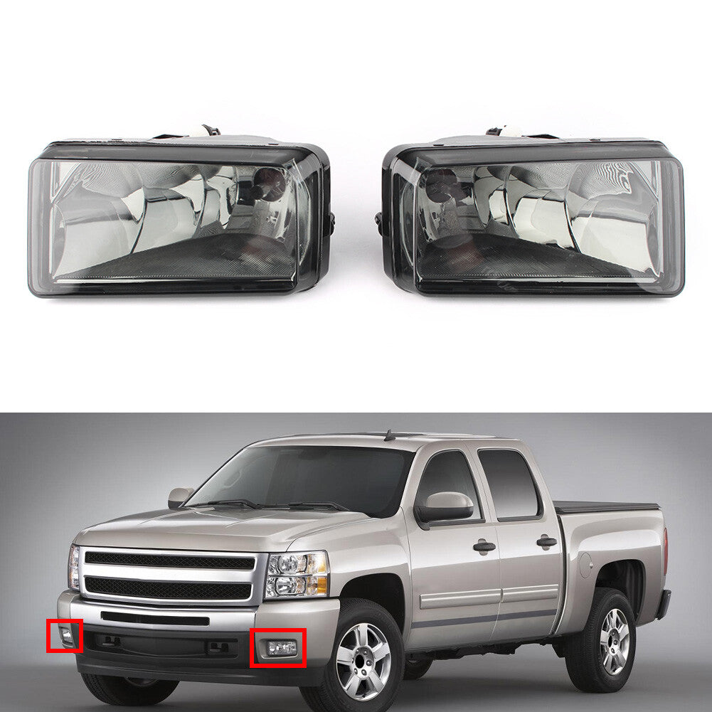 for Chevy Silverado Tahoe Suburban Avalanche 07-13 Smoke Fog Light Driving Light