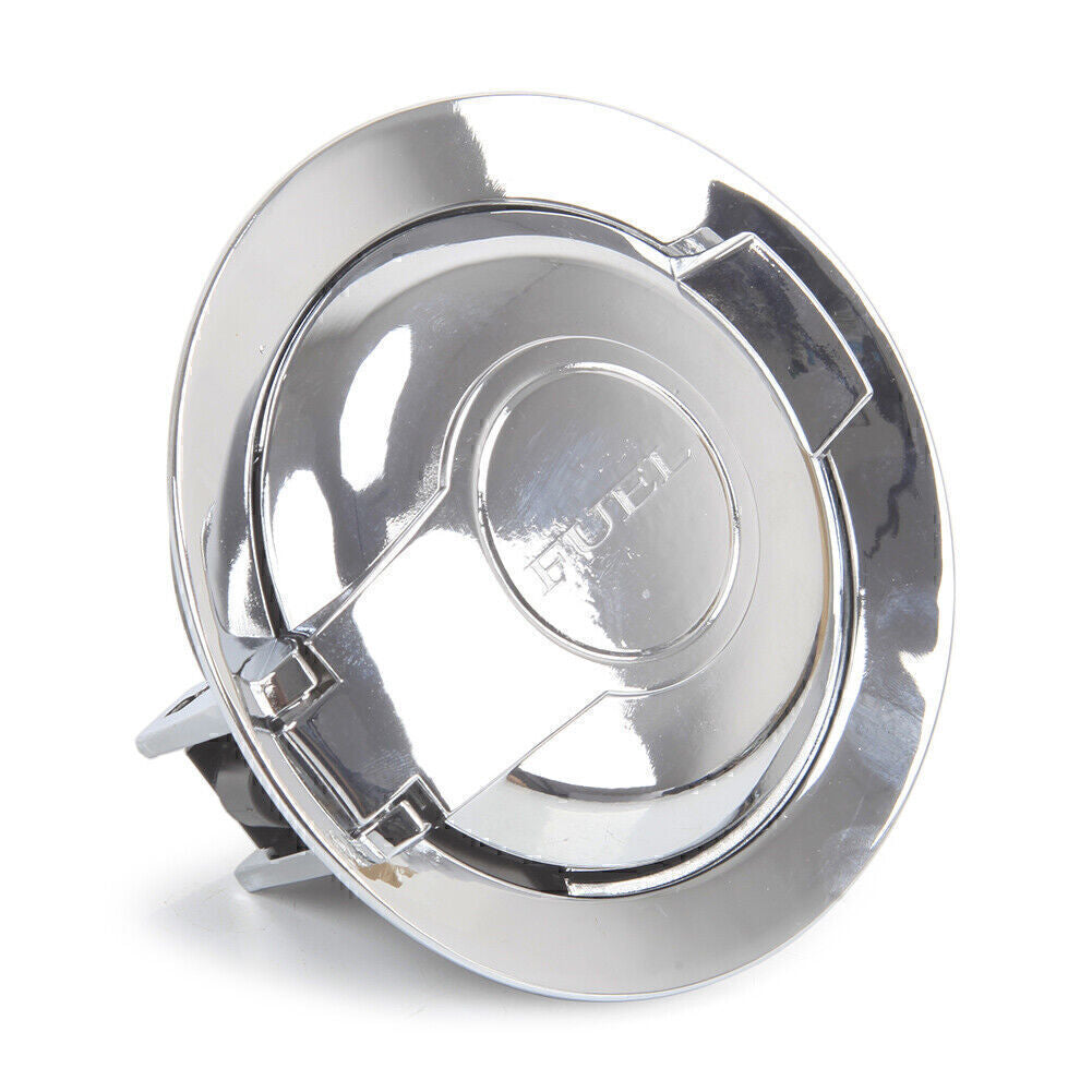 Auto Fuel Gas Door Lid Vapor Edition Chrome for 2008-2019 for Dodge for Challenger Q
