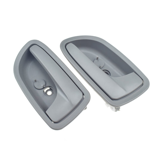 2 Pack Front Left and Right Interior Gray Door Handle LH Right Hand For 2003-2005 for Kia RIO - v