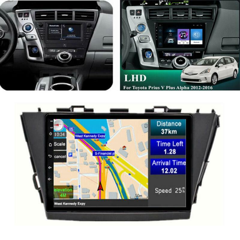 Compatible with 2012-16 Prius V Plus Alpha LHD Stereo Radio 2+32GB 9-inch Android 10.1 n