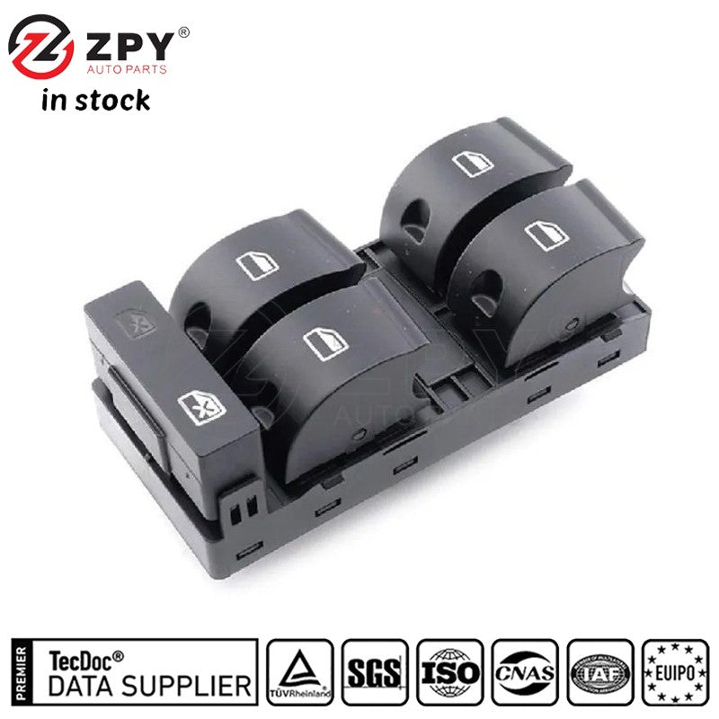 ZPY Master Power Window Door Switch For 2002-2008 2.0L for Audi for A4 Quattro RS4 S4