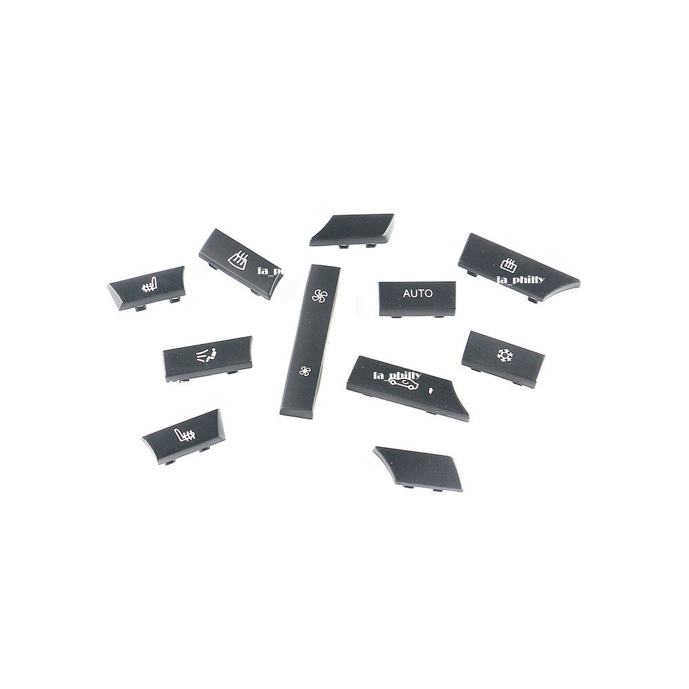 11 Button Key Caps Repair Kit A/C Heater Switch for BMW F07 F10 F11 F01