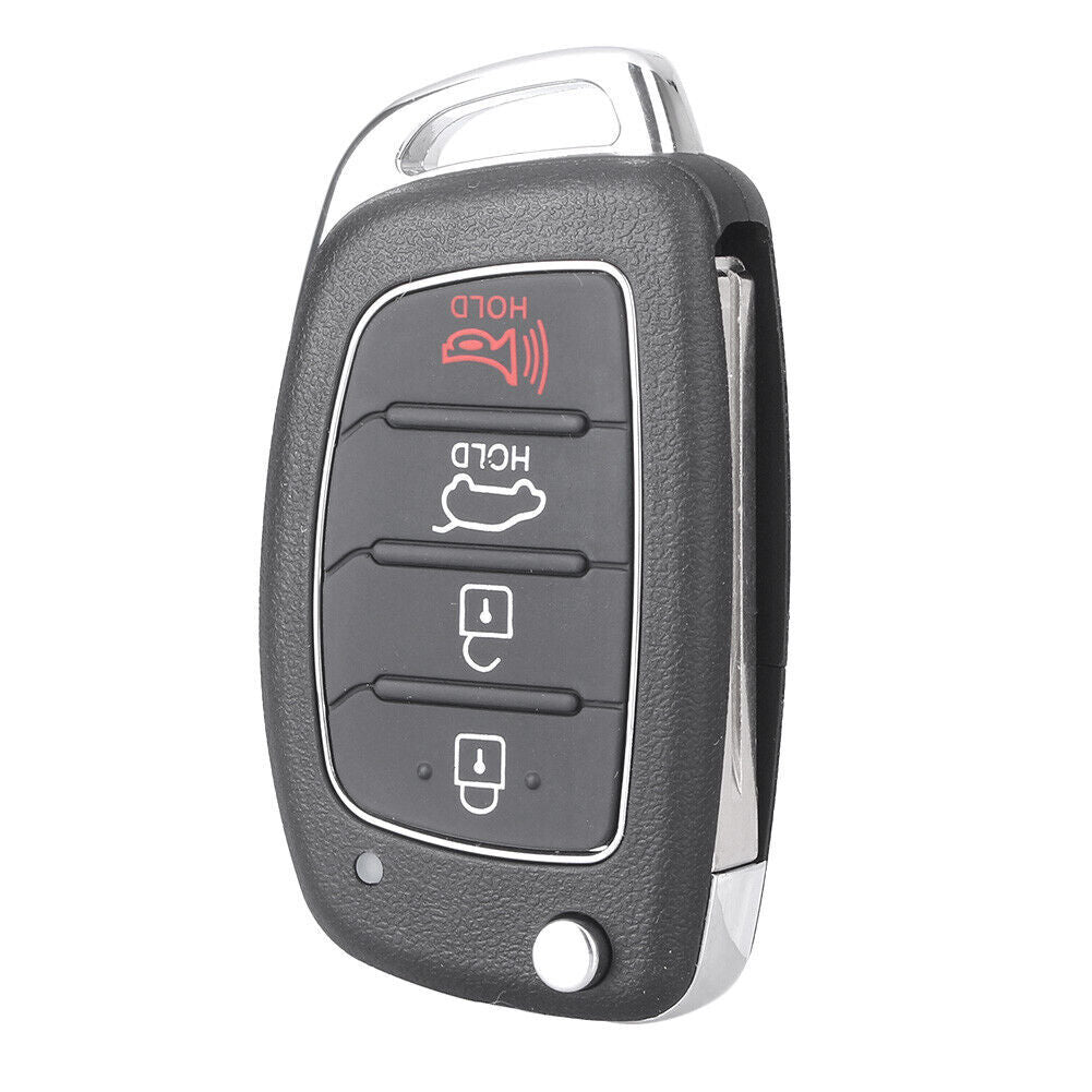 Keyless Remote Key Shell Case 4 Buttons Fit for Hyundai Santa Fe ix45 Fob 2013 2014