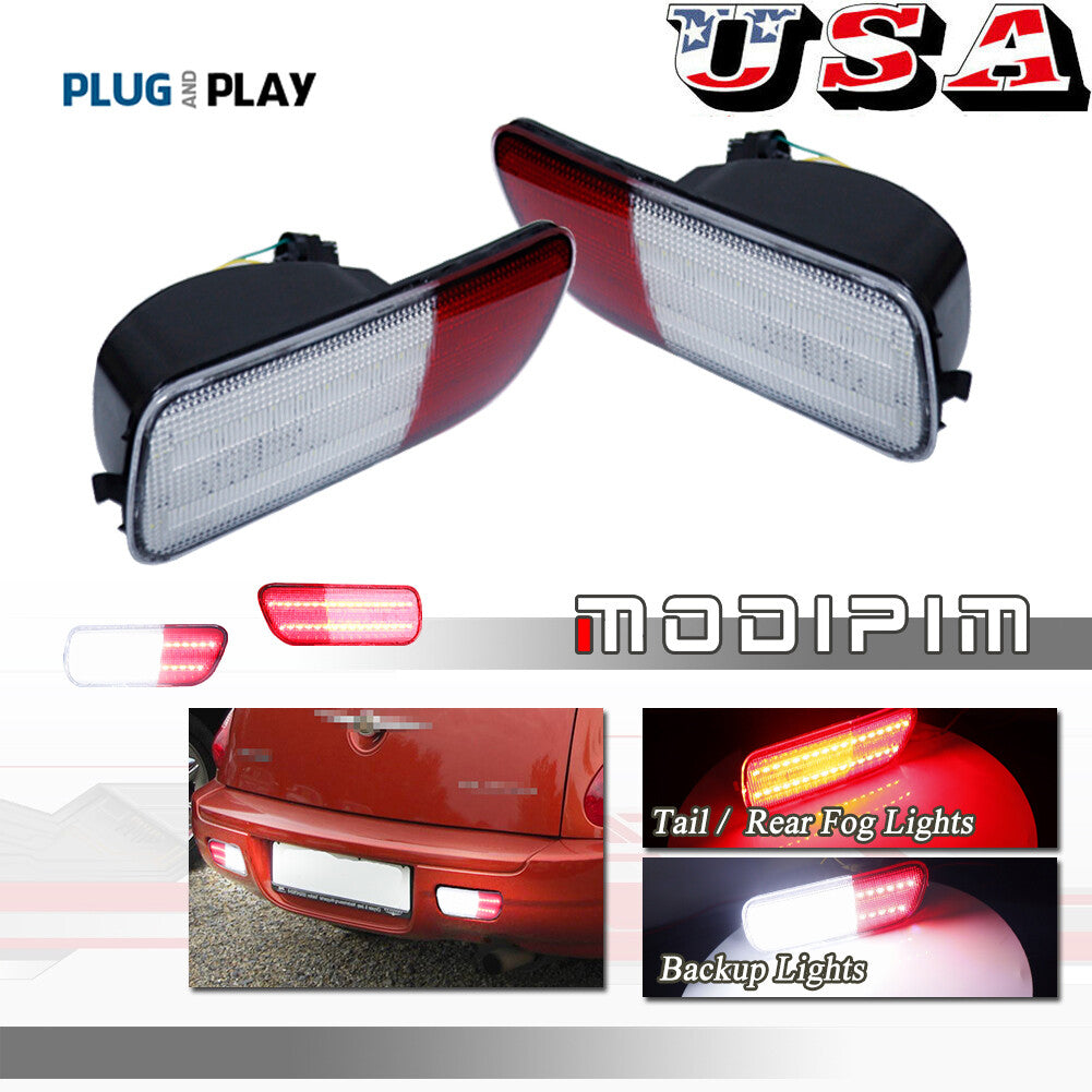 Waterproof Clear Lens Replacement Tail Brake Light Kit for 06-10 for for CHRysler PT Cruiser- v