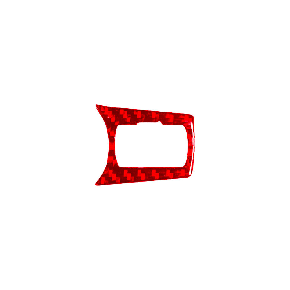 Red carbon fiber interior dimming control cover trim for Chrysler 200 2015 - 17
