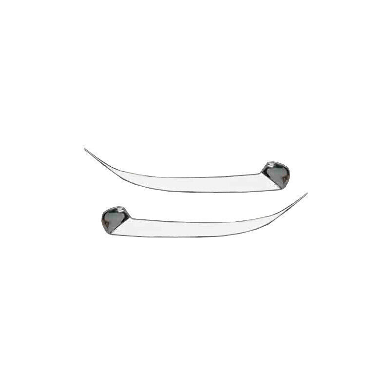 2PCS Chrome Front Headlight Lamp Eyebrow Trim For Altima Teana 2014-2015 n