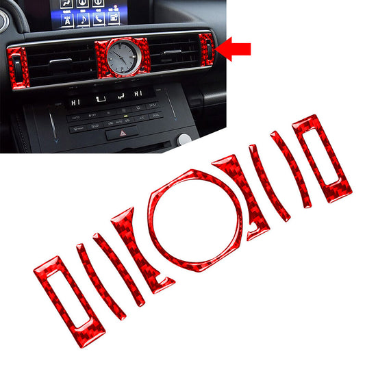 Red Center Air Vent Outlet Cover Trim for Lexus RC300 350 200T 2015-2024