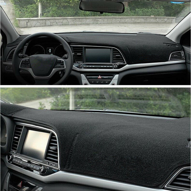 for Hyundai for Elantra 2017- 2020 Black Dashboard Dash Mat DashMat Sun Cover v