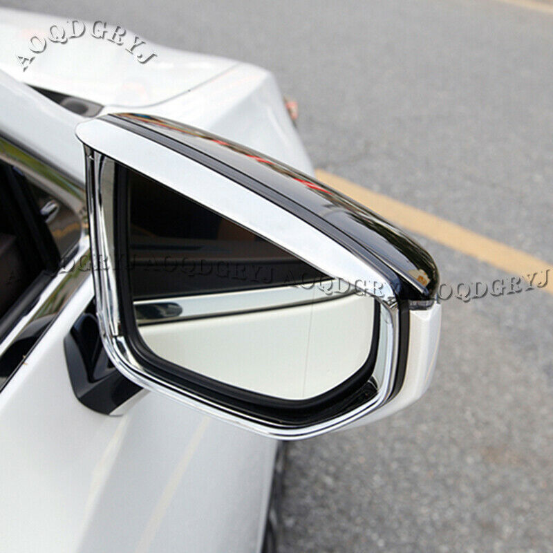 Chrome Rearview Mirror Rain Sun Visor Moulding Trim for LEXUS ES300H 350 2018-20