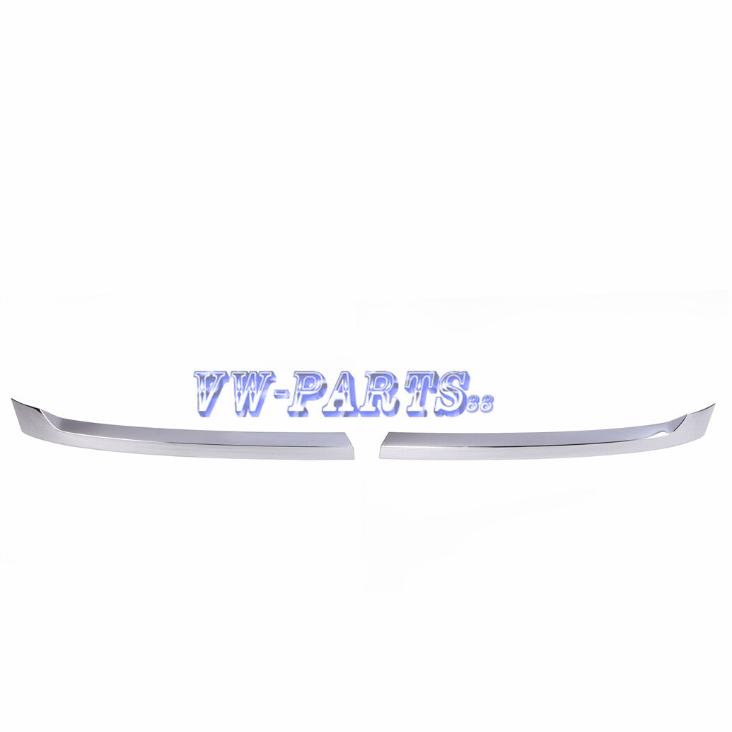 L & R Headlight Chrome Bezel Trim Kit Fit for VW Atlas 3CN941119/3CN941120