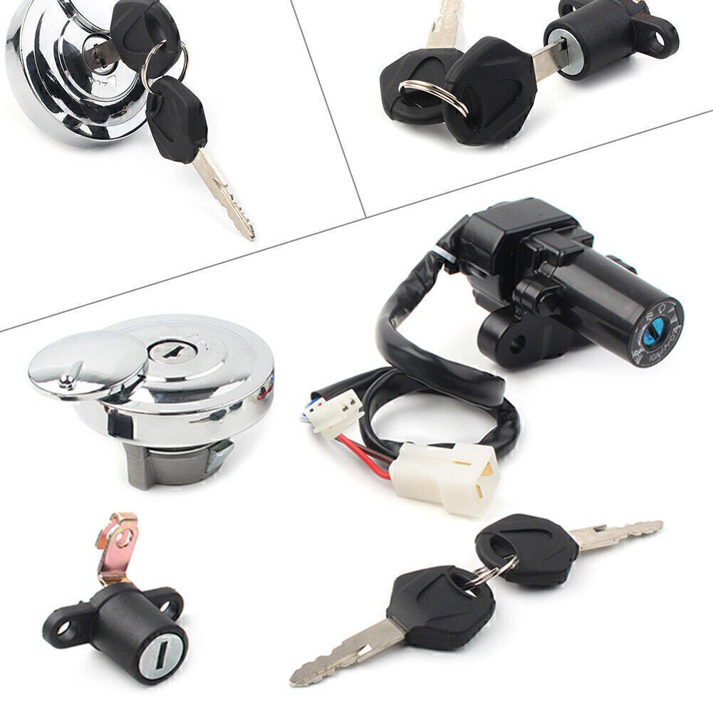 Motor Fuel Gas Cap Ignition Switch for Seat Lock Set for Yamaha XVS950 V Star 950 Q