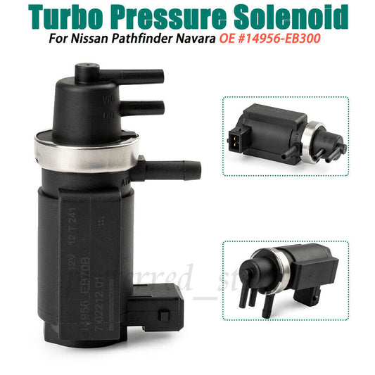 The turbo pressure solenoid valve is suitable for the Navara pickup 14956-EB300. v