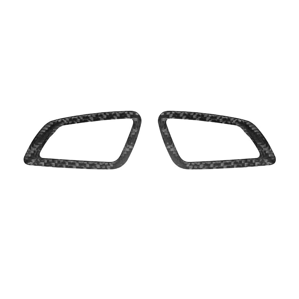Carbon fiber style exterior door handle cover decoration suitable for 2019 for Kia K3 5 pieces- v