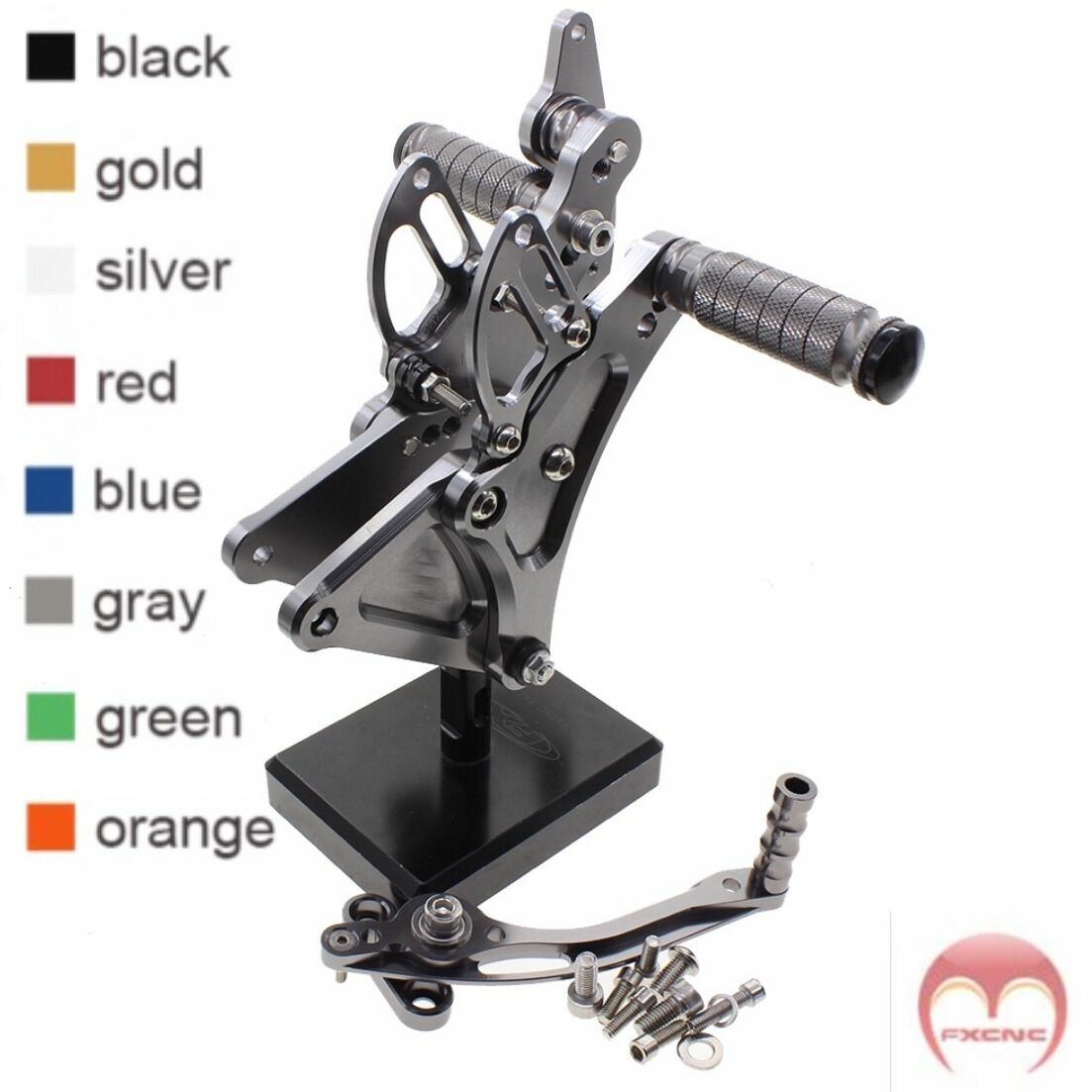 CNC adjustable foot spike gear for Buell XB12X Ulysses Edition 2008 motorcycle