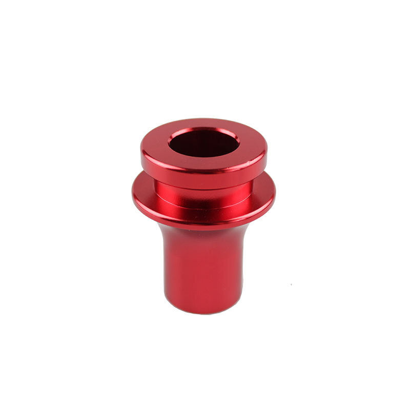 M10x1.5 Shift Knob Boot Retainer Jam Nut Adapter Red Manual Gear Shifter Lever Q