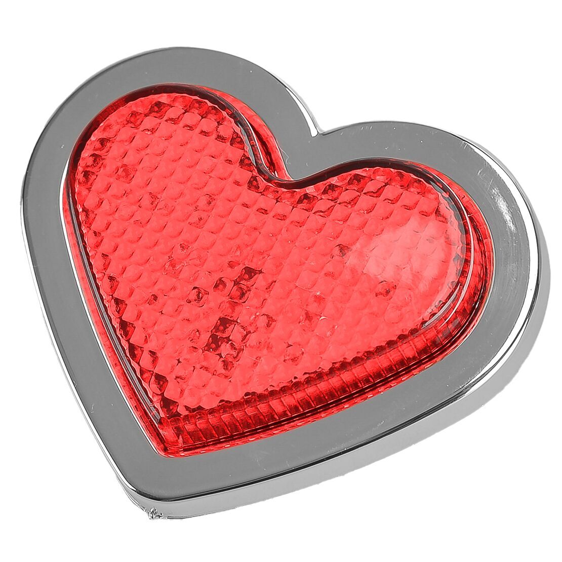 Red Heart Shaped Side Marker Light LED Turn Signal Light Indicator Lamp Part v