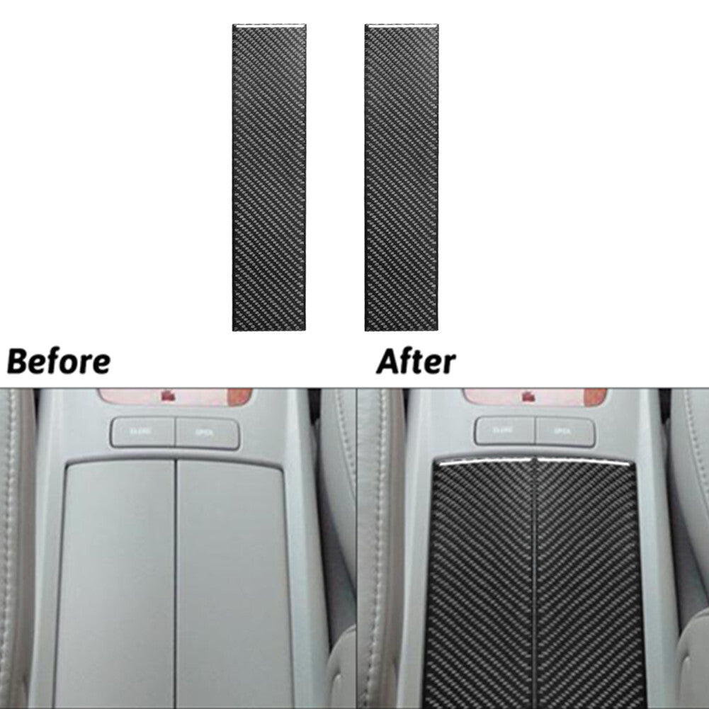 Red Carbon Fiber Interior Gear Shift Side Frame Trim for VW for Golf 8 MK8 GTI 2021 v