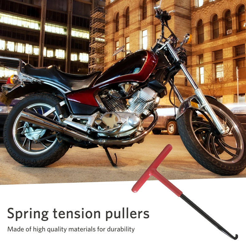 Motorcycle Exhaust Pipe Spring Hook T Shaped Handle Spring Puller Installer Tool