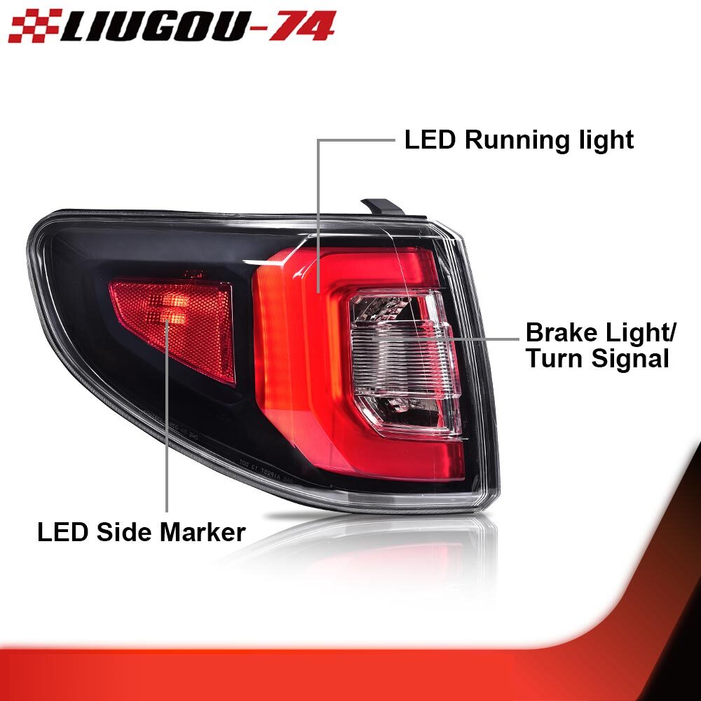 Suitable for GMC 13-16 Acadia rear lights, taillights, taillights, brake lights, stop 1 pair- v