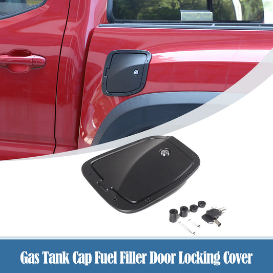 Fuel filler door cap with lock key kit for Toyota Tacoma 2016 - 2022