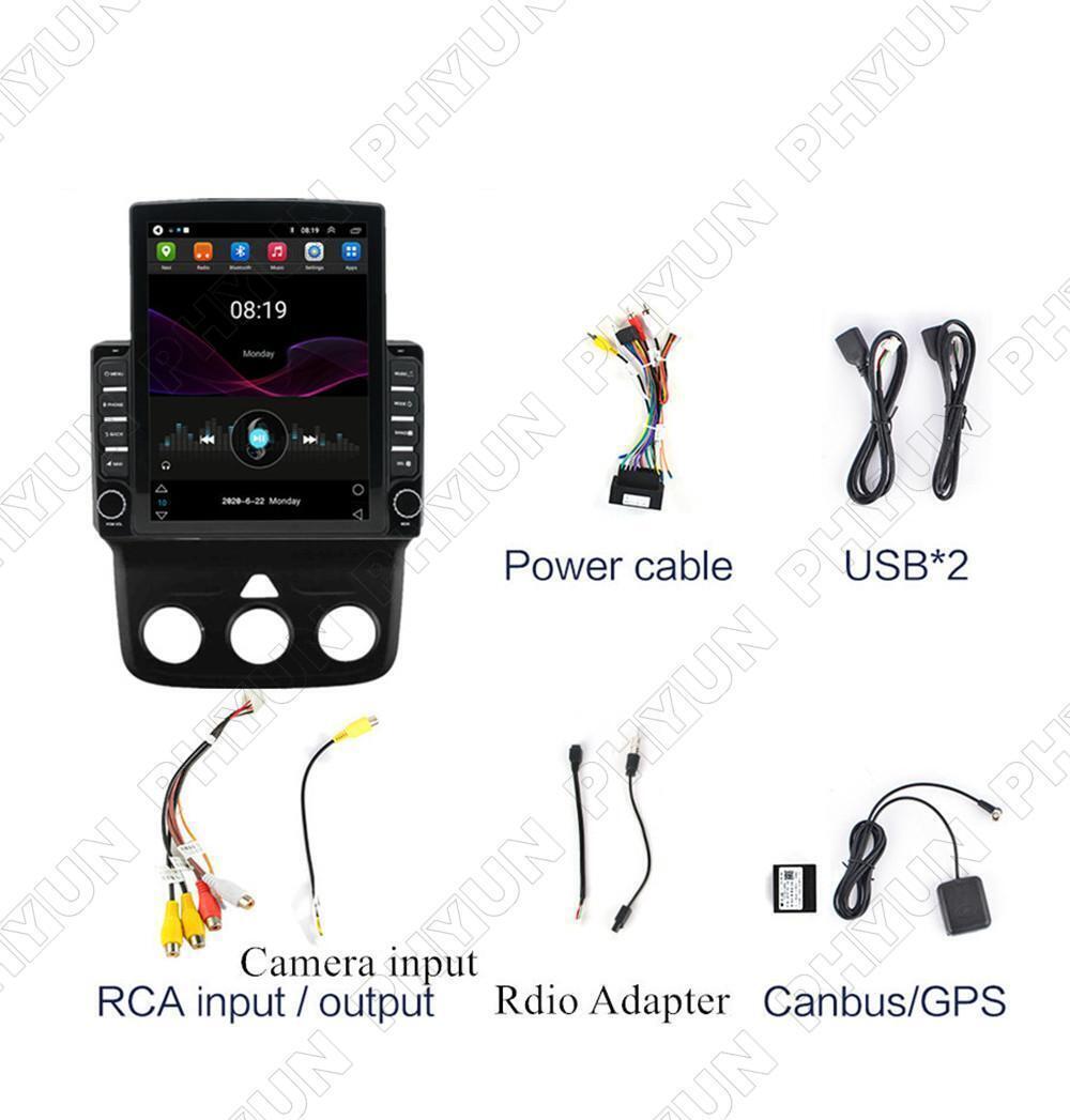 GPS manual AC compatible with for Dodge for RAM 1500 2500 3500 4500 5500 2013-18 9.7' stereo radio - n