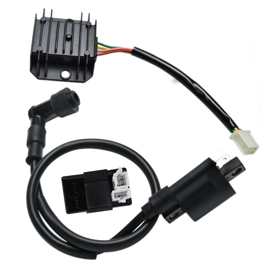 All-terrain vehicle four-wheel ignition coil CDI regulator rectifier suitable for 50 70 90 110cc 125cc