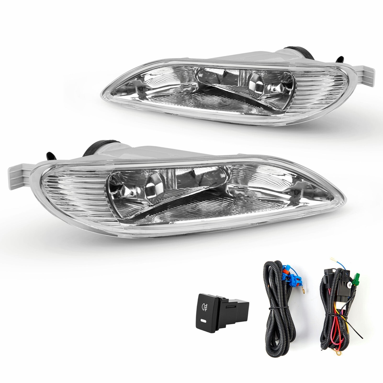 Fits 2002 - 2004 for Camry front bumper fog lights 1 pair left and right - v