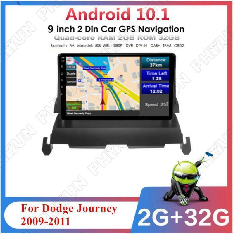 Android 10.1 Car Radio GPS Navigation for 2009-2011 for Dodge Journey WiFi Player 2GB+32GB n