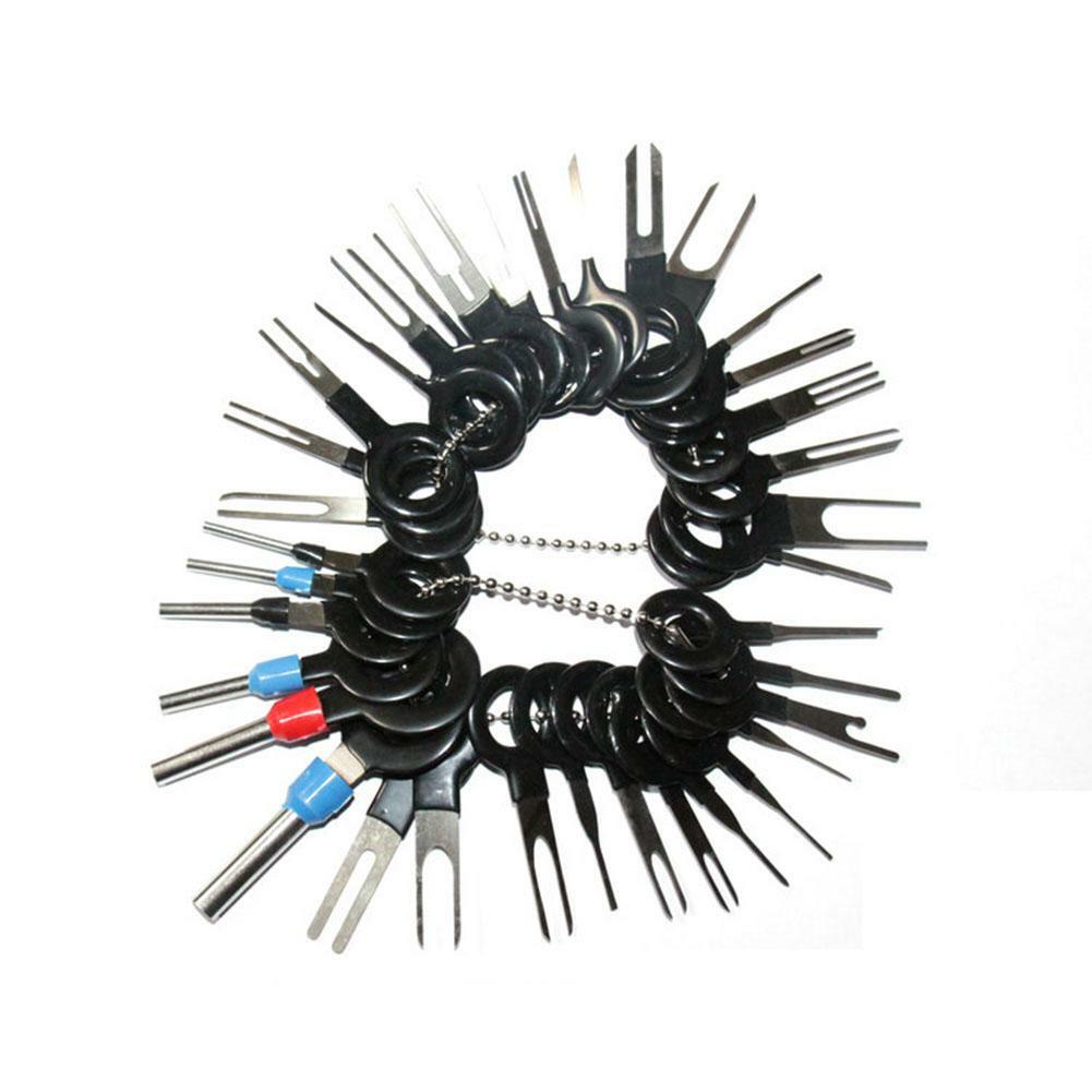 36PC Motorcycle Wire Terminal Removal Tool Plug Connector Puller Extractor Kit
