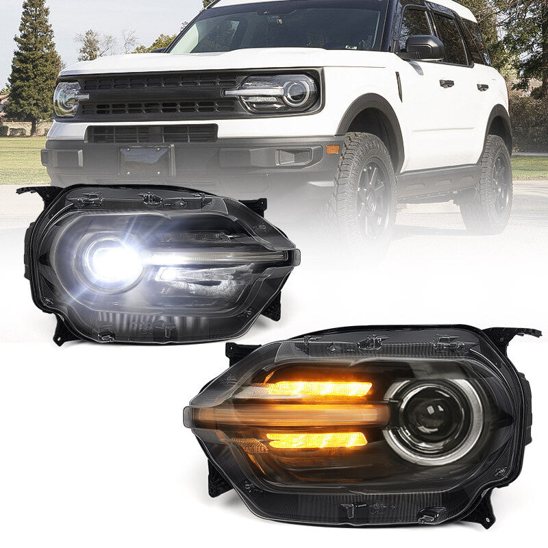 2P for 2021-2024 for Ford for Mustang Sport with LED Signature Projector Headlights (LH, Right Handhold)