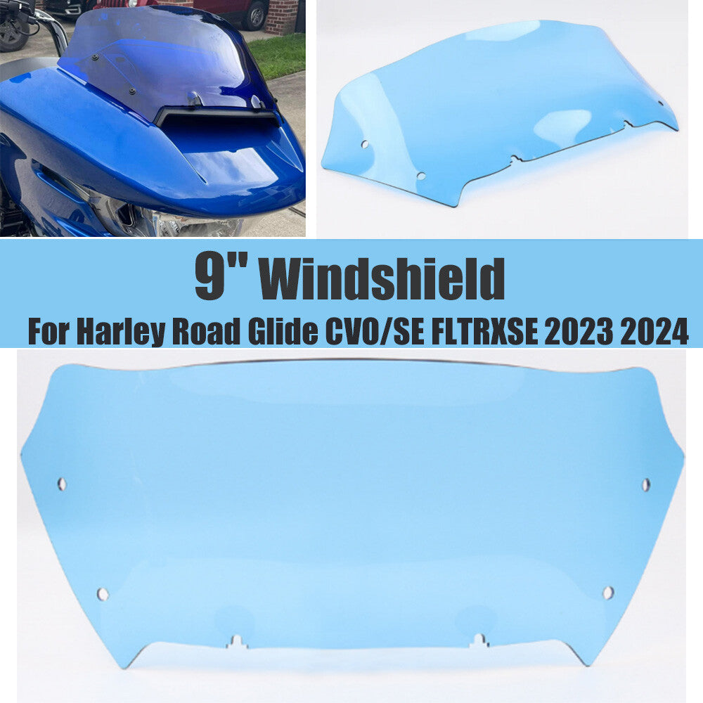 9-inch windshield suitable for Harley Road Glide CVO/SE FLTRXSE 2023 2024- n