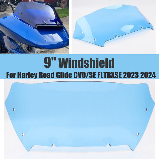 9-inch windshield suitable for Harley Road Glide CVO/SE FLTRXSE 2023 2024- n