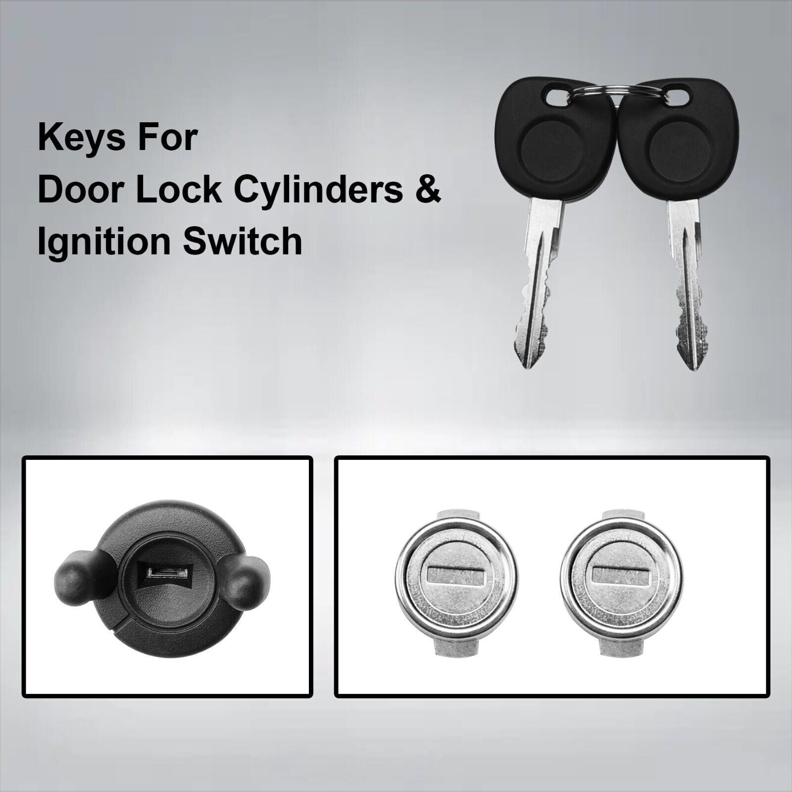 Front Door Lock Cylinders Ignition Switch for Chevy Tahoe Silverado for GMC for Sierra