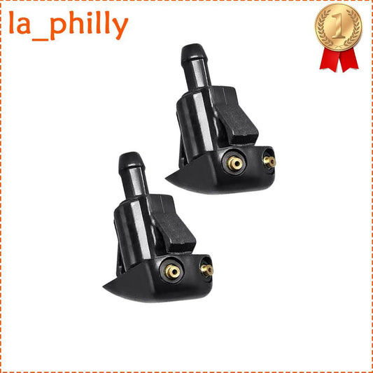 2Pcs Fit For LandCruiser 85381-60120 Windshield Washer Nozzle Black Replacement Q