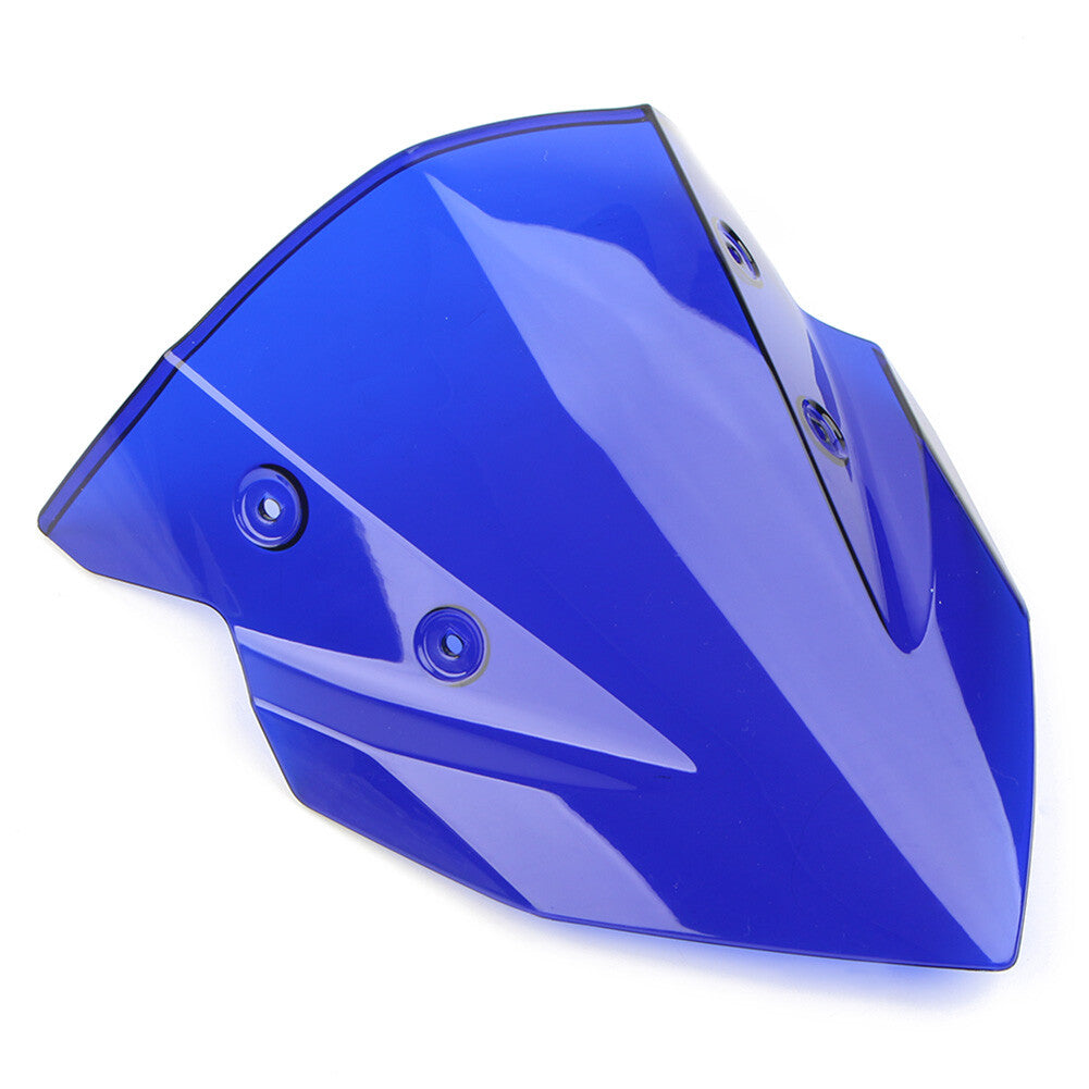 Blue ABS Motorcycle Windshield Windscreen for Kawasaki Z400 2018 2019 2020-2022