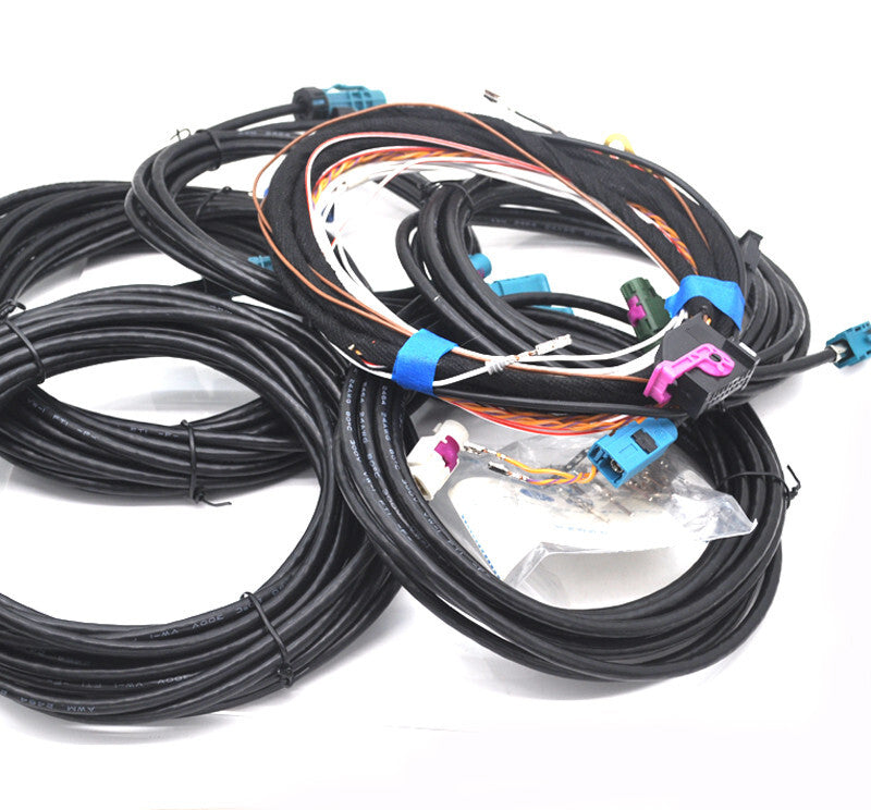 retrofit 360 surround Reverse Camera Cable wiring kit for VW mqb for tiguan for Golf CC v
