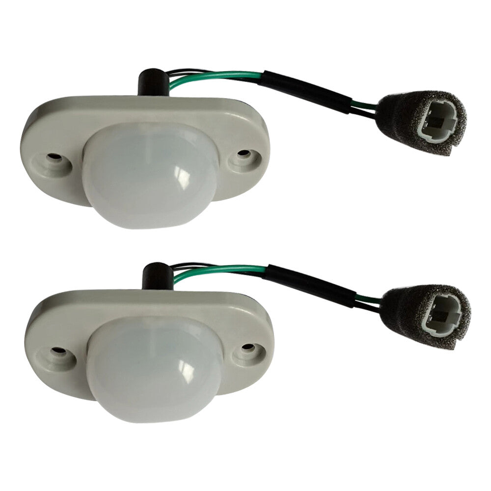 Set of 2 Rear License Plate Lights 12V for JAC H1 H-1 STAREX 00-07 TRA 01-03 New