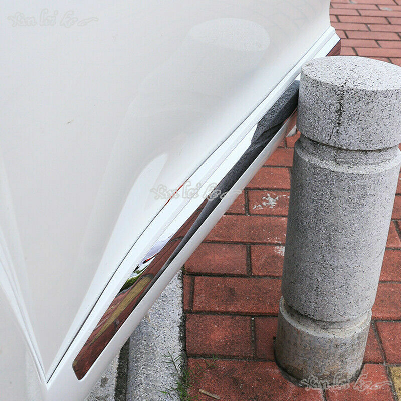 for Toyota Prado FJ150 2010-2020 Pearl White Side Body Molding Guard Cover Trim
