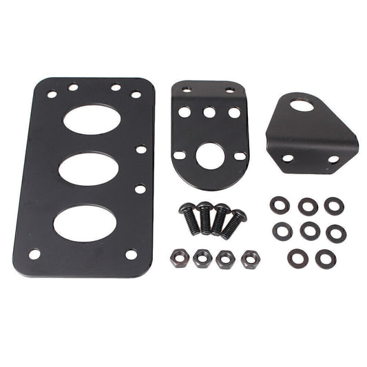 Side Mount License Plate Bracket for Harley 3/4 Axles Metric Bikes 20mm Axles
