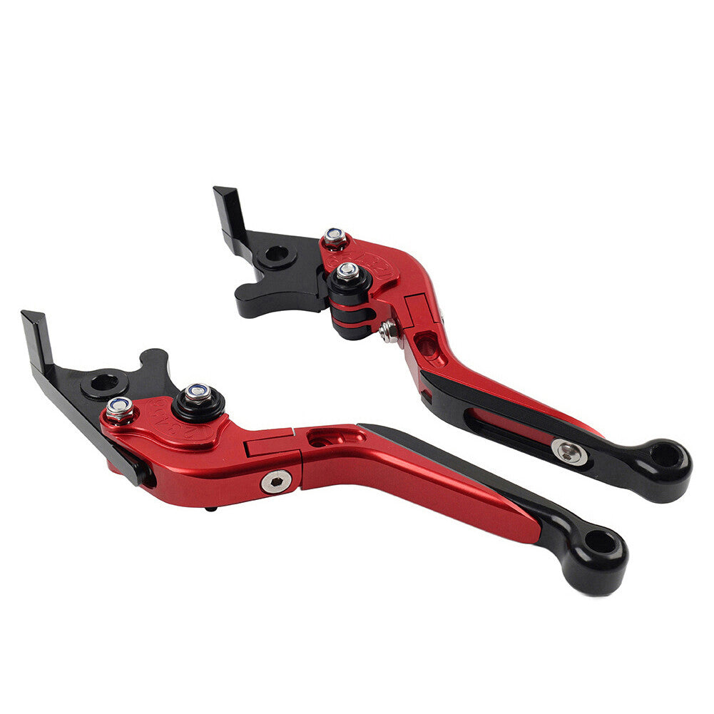 CNC Folding Extendable Brake Clutch Levers for BMW G310R/G310GS 2017-2021 Red