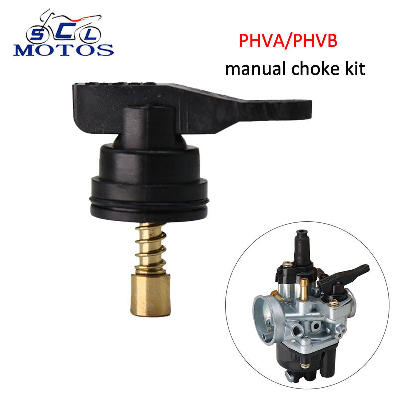 Motorcycle Carb Manual Choke Kit For Dellorto PHVA/PHVB 53015 Carburetor Parts Q