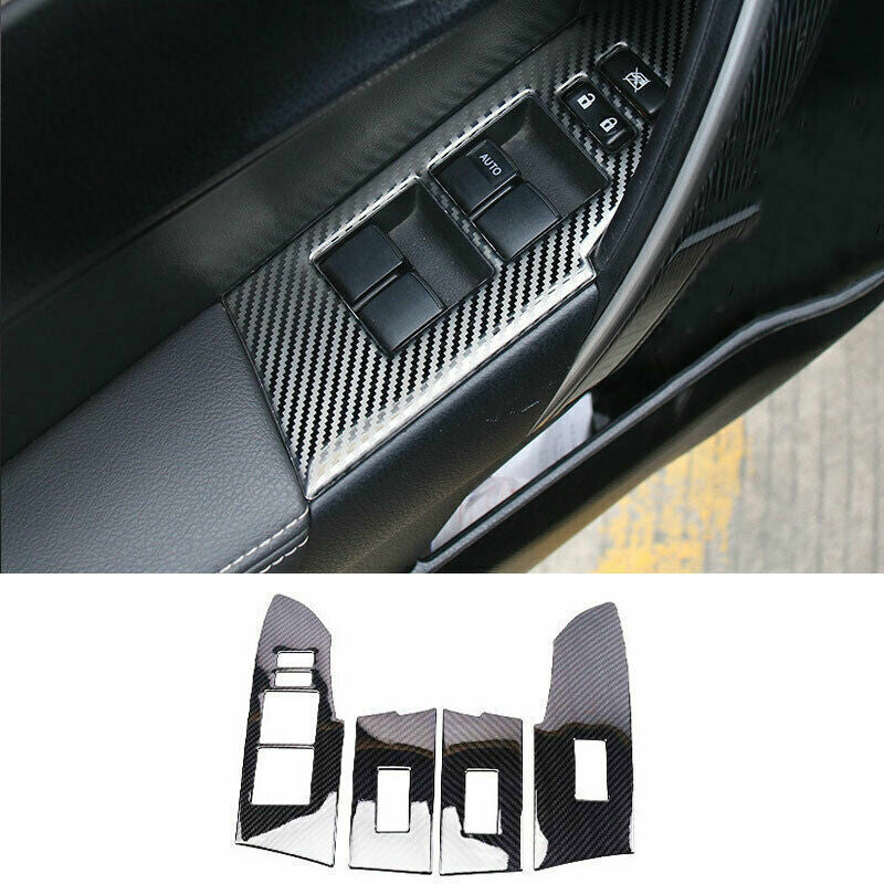 4x Red Carbon Fiber Air Conditioner Control Panel Trim For X1 F48 2016-2018 v