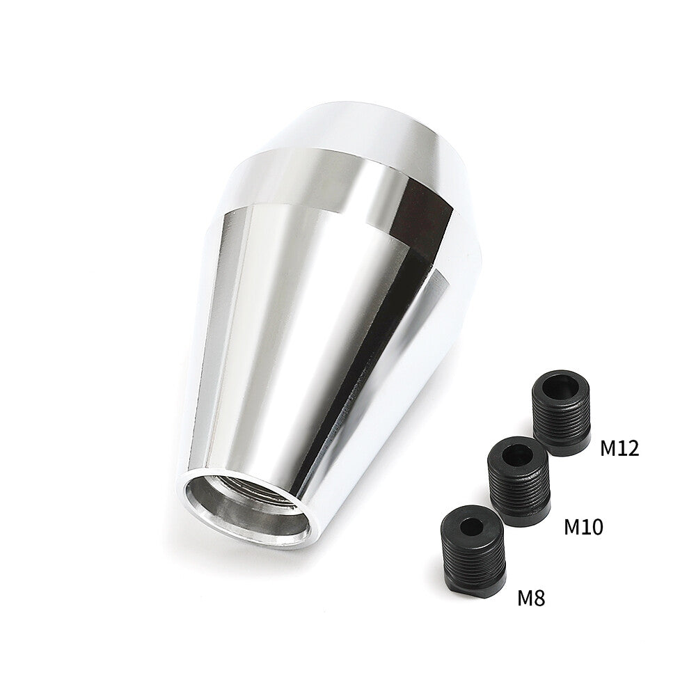 Silver 5 Speed Car Gear Stick Shift Knob Manual MT Racing Shifter Universal
